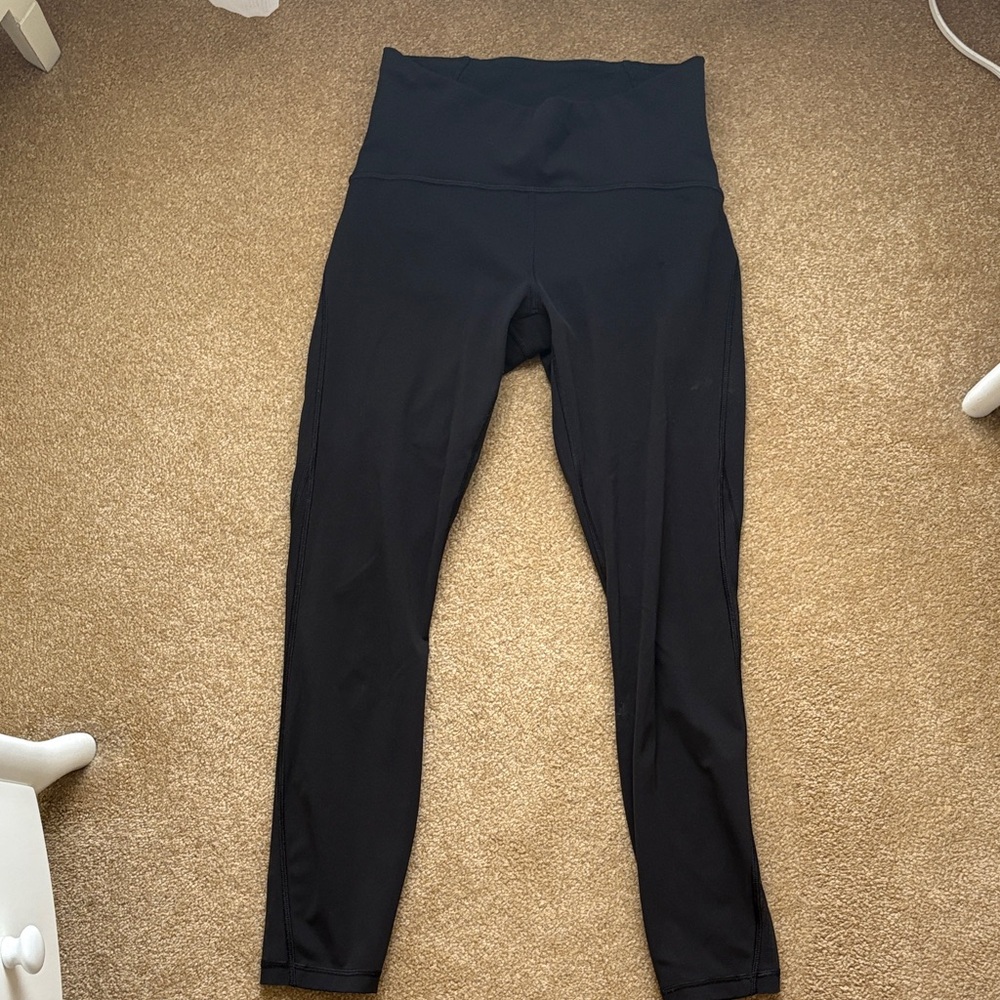 High-Waisted Black Lululemon Leggings